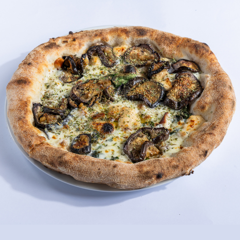 Pizza Queso de cabra ahumado 