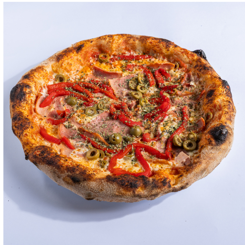 Pizza Jamón y Pimentón
