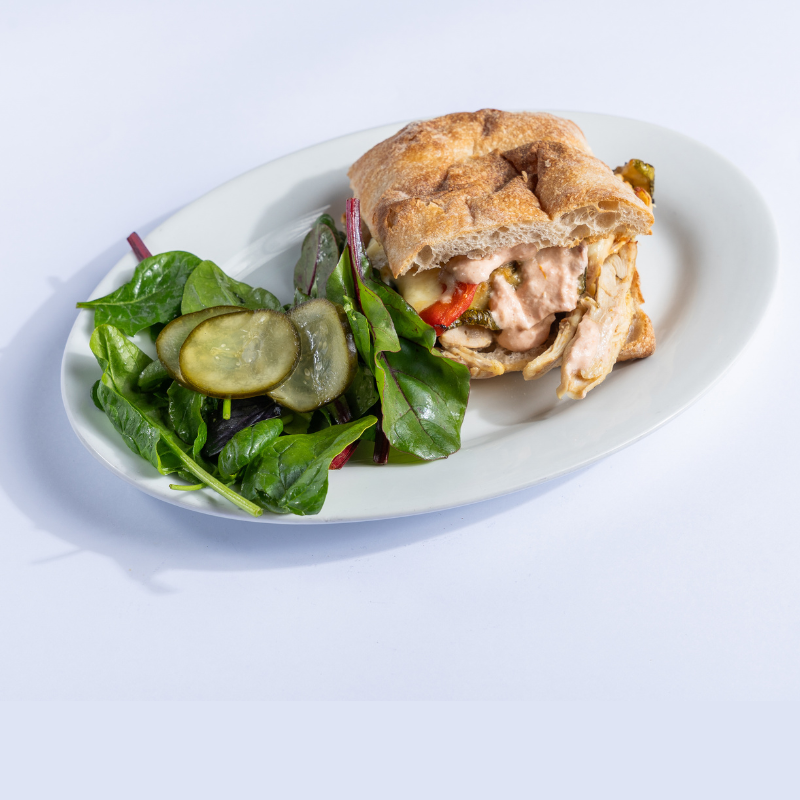 Pollo asado al limon ciabatta 